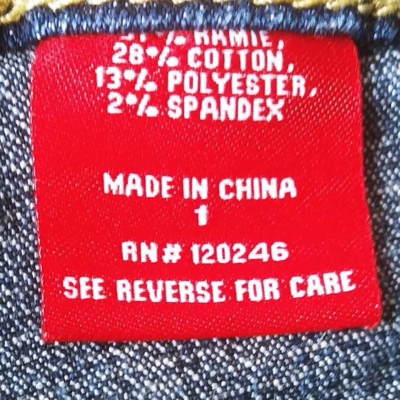 😍 BONGO Women's/Juniors VTG Jean Denim Blue Short - Picture 8 of 8